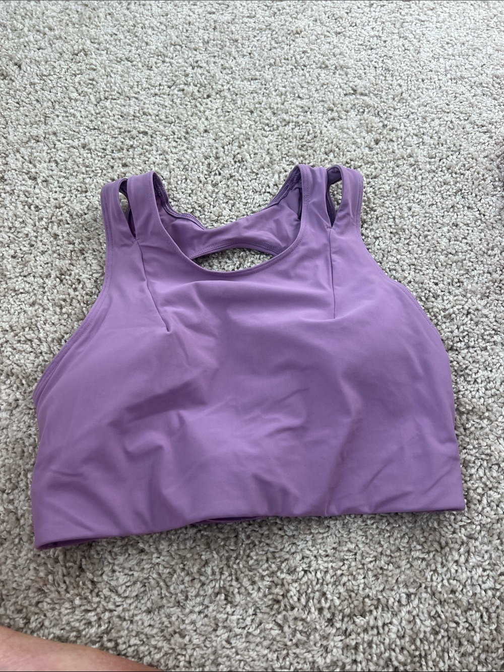 lululemon athletica Lilac High-Neck Crop Bodysuit